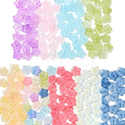 30Pcs Baking Paint Glass Beads GLAA-FS0001-97D-1