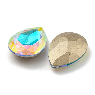 Glass Rhinestone Cabochons RGLA-M017-D04-202ST-1
