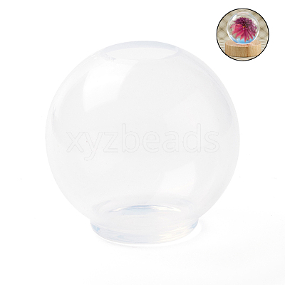 DIY Round Crystal Ball Display Decoration Silicone Molds X-DIY-F107-01D-1