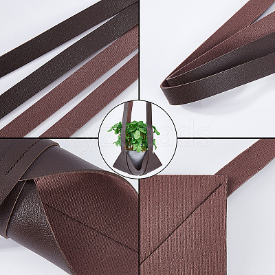 2Pcs PU Leather Plant Hangers AJEW-CN0002-67A-1
