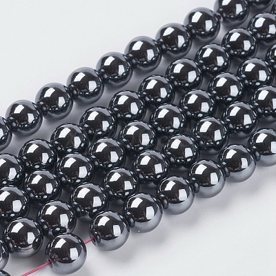Non-Magnetic Synthetic Hematite Beads Strands G-H1071-1-1