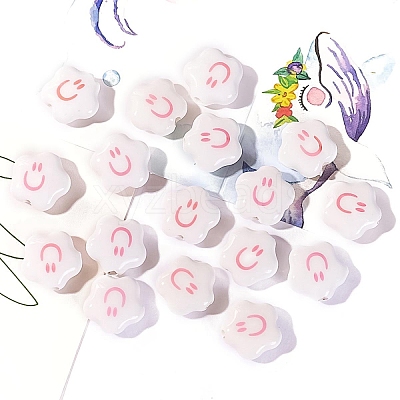 Handmade Porcelain Bright Glazed Beads PW-WG20130-03-1