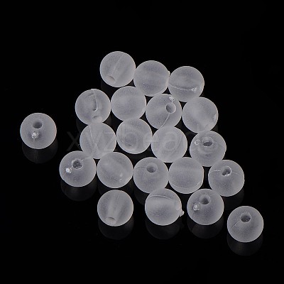 Round Transparent Acrylic Beads LS-PL582-1