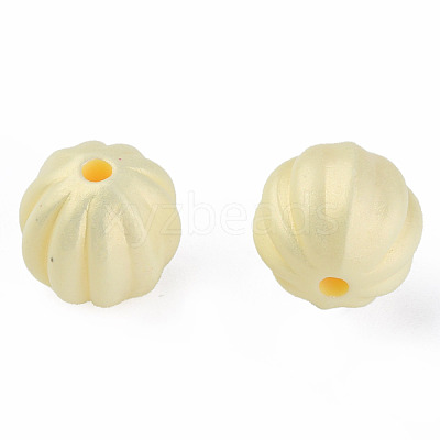 Spray Painted Acrylic Beads MACR-T037-01A-1
