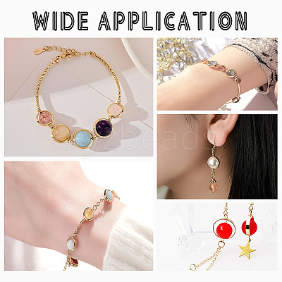 60pcs 2 style Brass Bead Frame KK-AR0002-94-1
