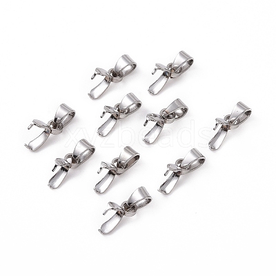 Tarnish Resistant 304 Stainless Steel Ice Pick Pinch Bails STAS-R182-03-1