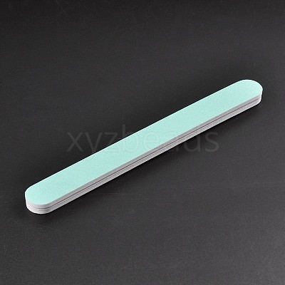 Rectangle Plastic Silver Polishing Stick AJEW-N022-03-1