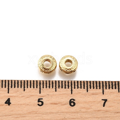 Brass Micro Pave Cubic Zirconia Beads KK-C106-14G-1