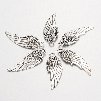 Tibetan Style Alloy Pendants TIBEP-22815-AS-NR-1