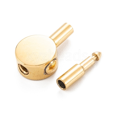 304 Stainless Steel Bayonet Clasps STAS-P285-03G-1