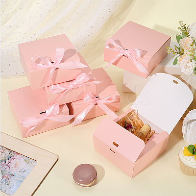 Folding Paper Gift Boxes with Ribbon CON-WH20001-11A-03-1