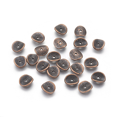 Tibetan Style Wavy Spacer Beads LS-TIBEP-A11067-R-FF-1