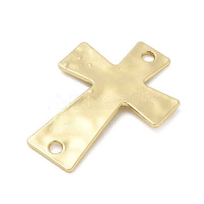 Alloy Textured Religion Cross Links Connector Charms FIND-Z127-01G-03-1