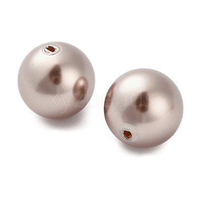 Baking Paint Pearlized Glass Pearl Round Beads HY-Q001-02C-02-1
