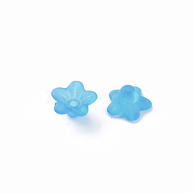 Transparent Acrylic Beads X-PL554-10-1