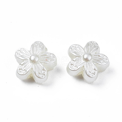 ABS Plastic Imitation Pearl Beads KY-S163-445-1