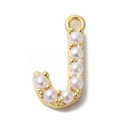 Plastic Imitation Pearl Pendants KK-P230-17G-J-1