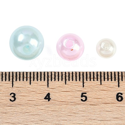 ABS Plastic Imitation Pearl Beads X-KY-G030-01B-1