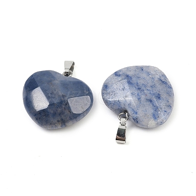 Natural Blue Aventurine(Dyed & Heated) Pendants G-A281-02P-07-1
