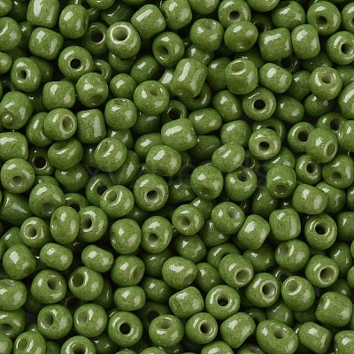 Baking Paint K9 Glass Seed Beads SEED-S003-K9-1