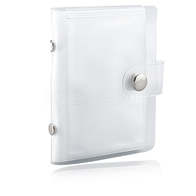 2Pcs PVC Mini Photocard Holder Book AJEW-SP0002-20A-05-1