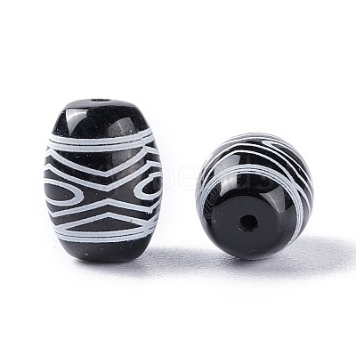 Tibetan Style dZi Beads TDZI-Z001-17-1