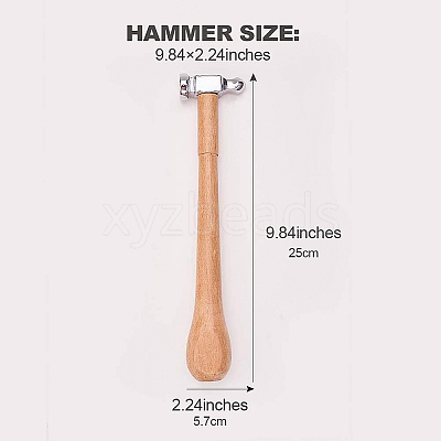 Carbon Steel Chasing Hammers TOOL-WH0072-03-1