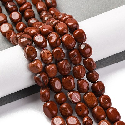 Natural Red Jasper Beads Strands G-G146-A04-01-1
