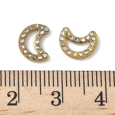 304 Stainless Steel Rhinestone Cabochons STAS-A057-04G-F02-1