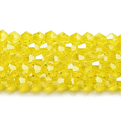 Transparent Electroplate Glass Beads Strands LS-EGLA-A039-T6mm-A21-1