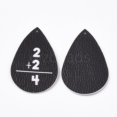 PU Leather Big Pendants FIND-R072-10-B01-1