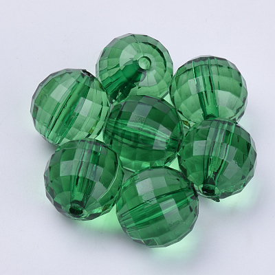 Transparent Acrylic Beads TACR-Q254-10mm-V17-1