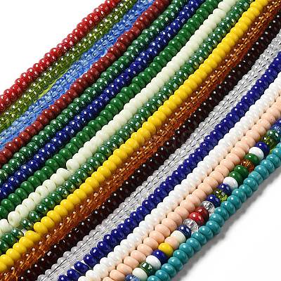 Glass Beads Strands LAMP-G156-20-1