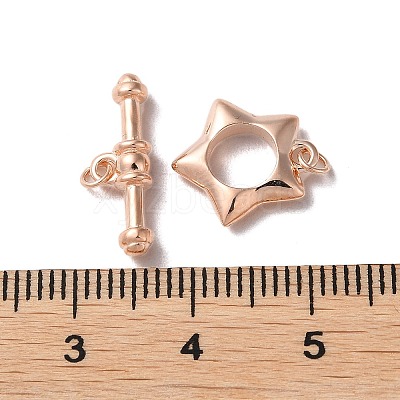 925 Sterling Silver Toggle Clasps STER-D005-06RG-1