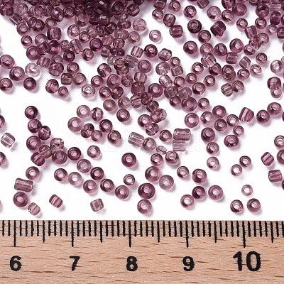 Transparent Round 12/0 Glass Seed Beads SEED-A004-2mm-16-1