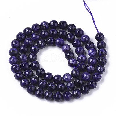 Natural Quartzite Jade Beads Strands LS-G-S150-57-6mm-1-1