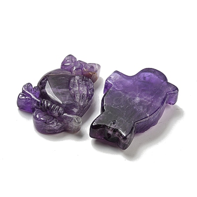 Natural Amethyst Pendants G-M417-08C-1