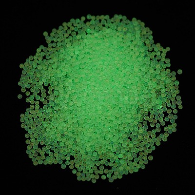 Luminous Transparent Glass Seed Round Beads GLAA-F124-D06-A-1