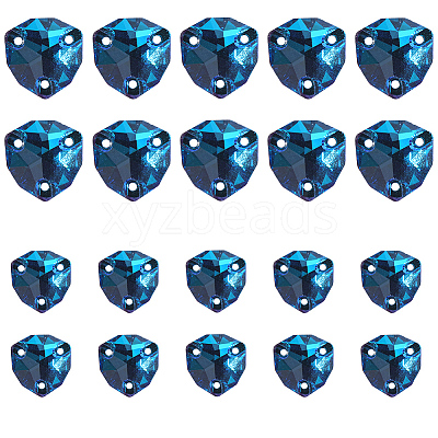 20Pcs 2 Style Sew on Rhinestone RGLA-GF0001-11-1