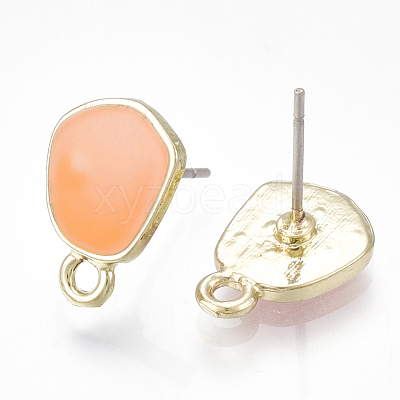 Alloy Stud Earring Findings PALLOY-S177-39-M-1