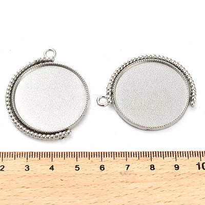 Zinc Alloy Pendant Cabochon Settings FIND-NH0001-13C-P-1