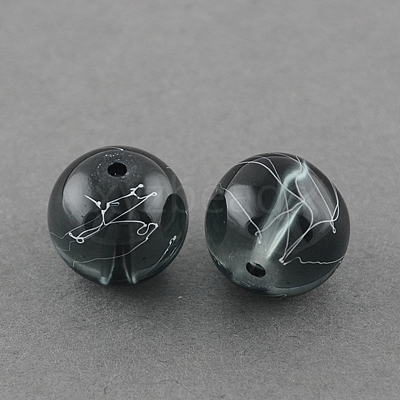 Drawbench Transparent Glass Beads Strands X-GLAD-Q012-8mm-14-1