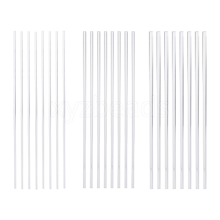 SUPERFINDINGS 24Pcs 3 Styles Acrylic Support Rods DIY-FH0005-52-1