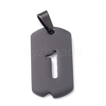 304 Stainless Steel Pendants STAS-H144-02EB-1-1