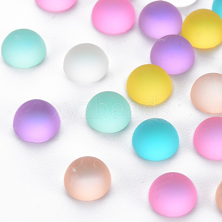 Electroplate Resin Cabochons X-CRES-Q216-002-1