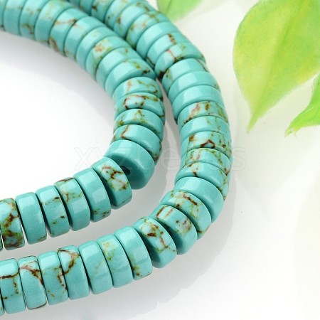 Dyed Synthetic Turquoise Beads Strands TURQ-E024-11A-1