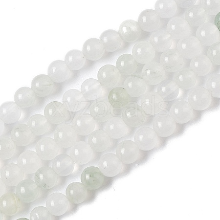 Natural Tianshan Cui Quartzite Beads Strands G-B046-01E-1