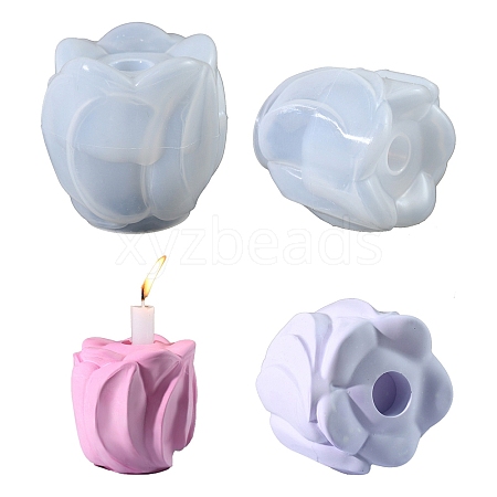 DIY Flower Candle Holder Silicone Molds PW-WG6BD94-01-1