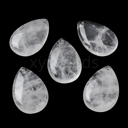 Natural Quartz Crystal Pendants G-M416-08A-04-1