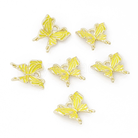 Alloy Enamel Pendants FIND-E026-06G-02-1